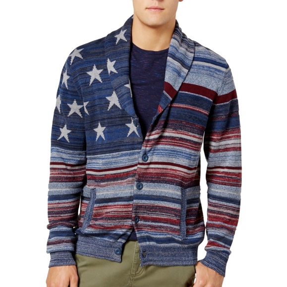 American Rag Star And Stripes Cardigan 